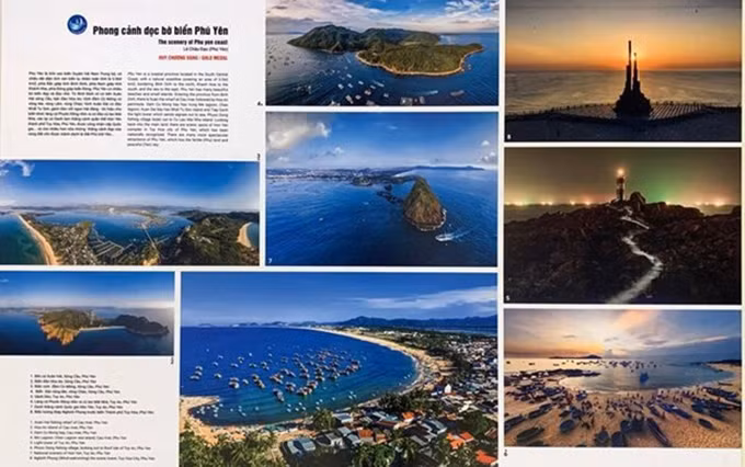 La colección “Paisaje a lo largo de la costa de Phu Yen” de Le Chau Dao. (Fotografía: El Comité organizador)