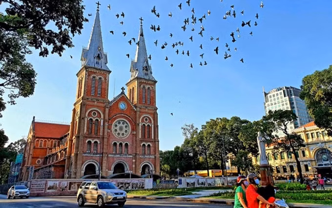 La Catedral de Notre Dame en Ciudad Ho Chi Minh (Fotografía: thanhnien.vn)