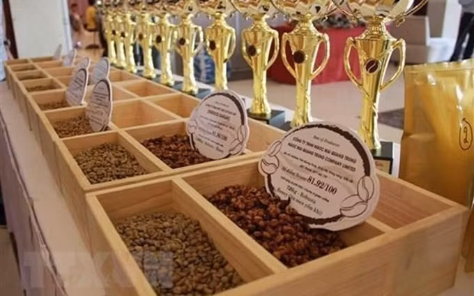 Exposición de cafés especiales de Vietnam (Fotografía: VNA)