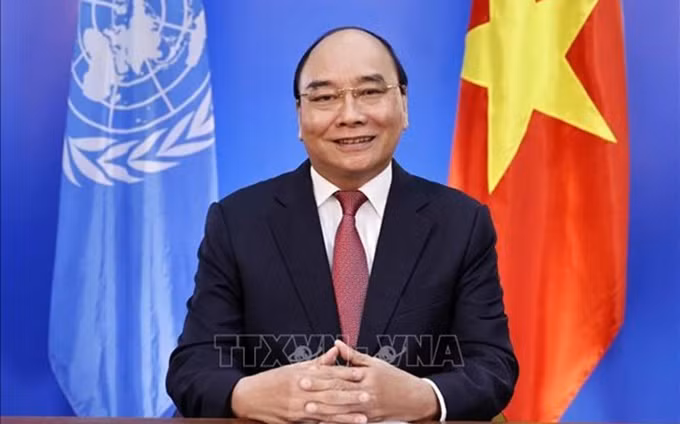 El presidente de Vietnam, Nguyen Xuan Phuc (Fotografía: VOV)