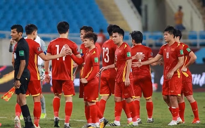 Jugadores vietnamitas. (Fotografía: VNA)