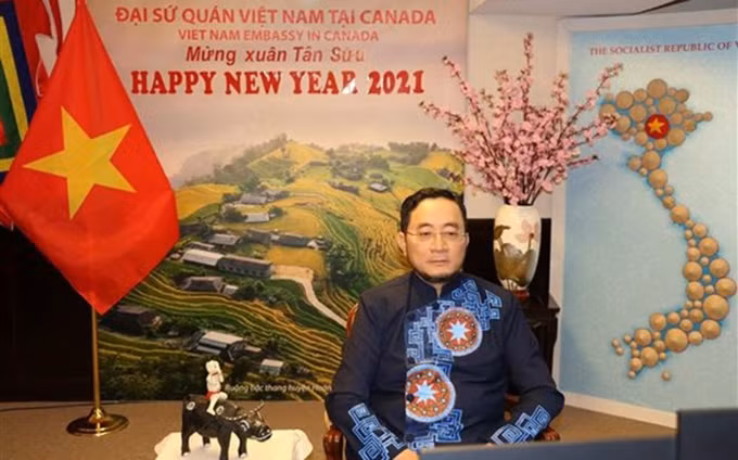 El embajador vietnamita en Canadá, Pham Cao Phong. (Fotografía: VNA)