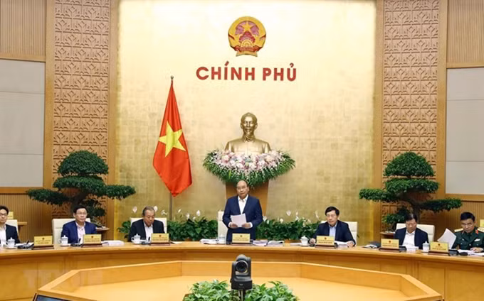 La reunión ordinaria de gobierno de Vietnam de febrero de 2019. (Fotografía: VNP)