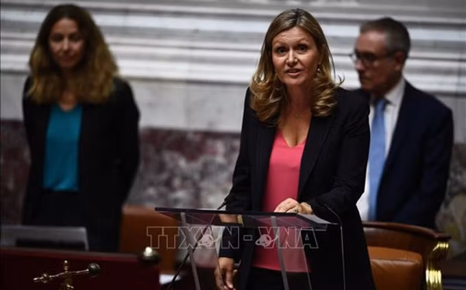 Yaël Braun-Pivet, nueva presidenta de la Asamblea Nacional de Francia para el mandato 2022-2027. (Fotografía: VNA)