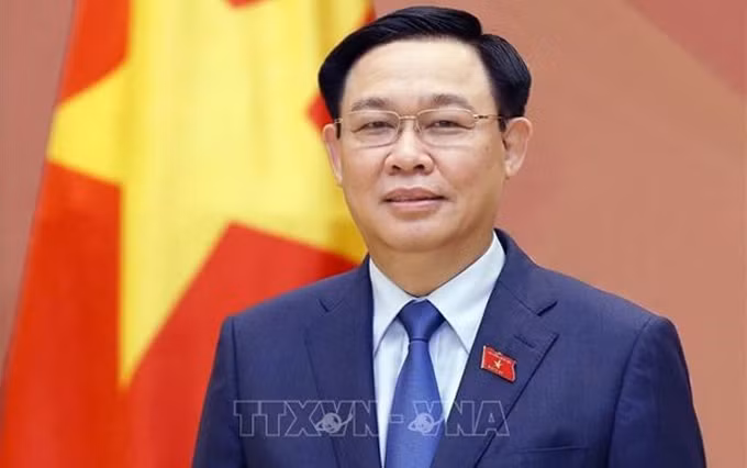 El presidente de la Asamblea Nacional de Vietnam, Vuong Dinh Hue. (Fotografía: VNA)