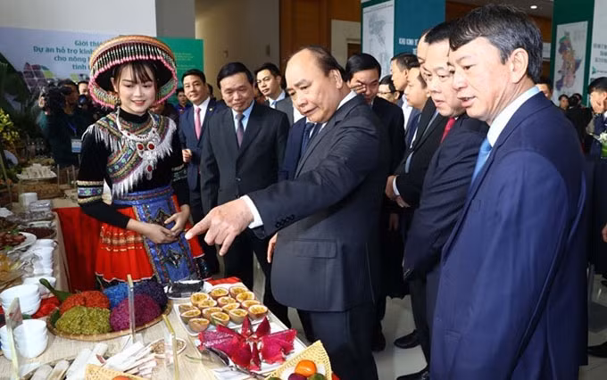 El premier Nguyen Xuan Phuc en el acto (Fuente: VNA)