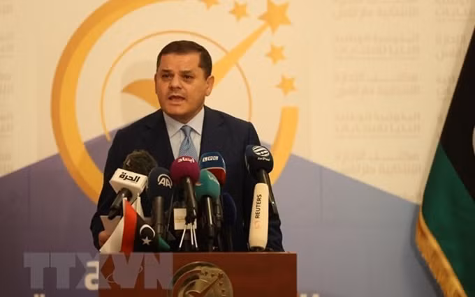 El primer ministro del Gobierno de Unidad Nacional de Libia (GNU), Abdul Hamid Dbeibah. (Fotografía: Agencia de Noticias Xinhua/VNA) 