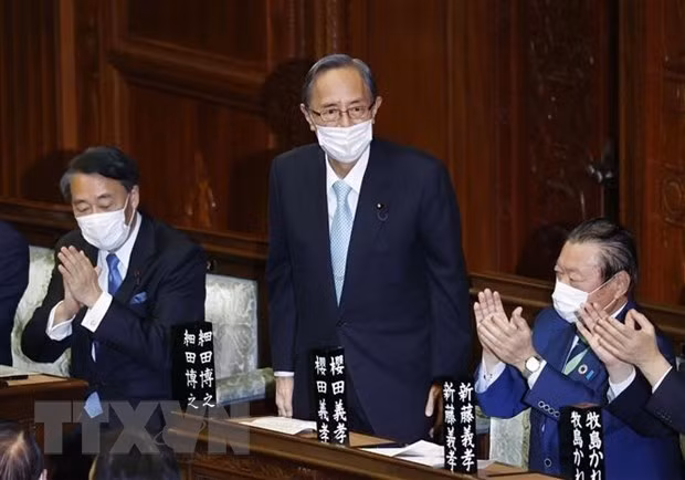 Hosoda Hiroyuki, elegido como nuevo presidene de la Cámara de Representantes (o Cámara Baja) de Japón. (Fotografía: Kyodo/VNA)
