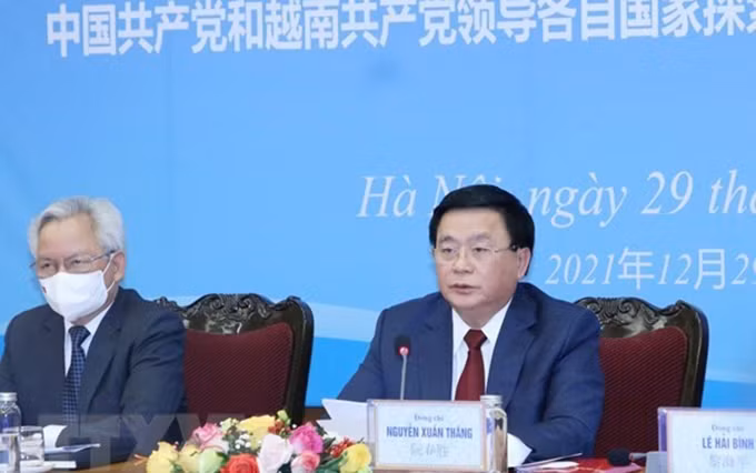 Nguyen Xuan Thang, presidente del Consejo Teórico Central y director de la Academia Política Nacional Ho Chi Minh. (Fotografía: VNA)