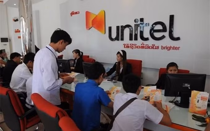 Oficina de Unitel en Laos (Fuente:VNA)