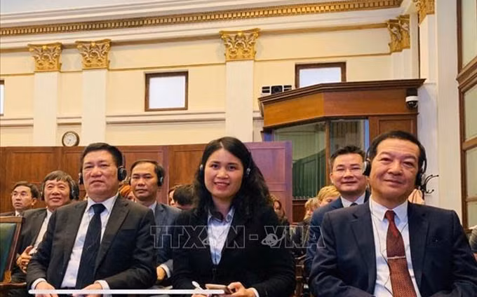 Delegación de Vietnam en el evento. (Fotografía: VNA)