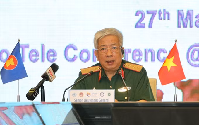 El viceministro de Defensa de Vietnam, Nguyen Chi Vinh. (Fotografía: VNA)