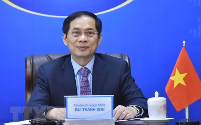 El canciller vietnamita, Bui Thanh Son. (Fotografía: VNA) 