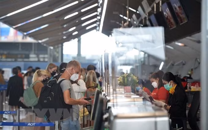 En un aeropuerto en Tailandia. (Fotografía: VNA)