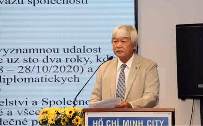 Nguyen Muoi, presidente de la Asociación de Amistad Vietnam-República Checa en Ciudad Ho Chi Minh. (Fotografía: VNA)
