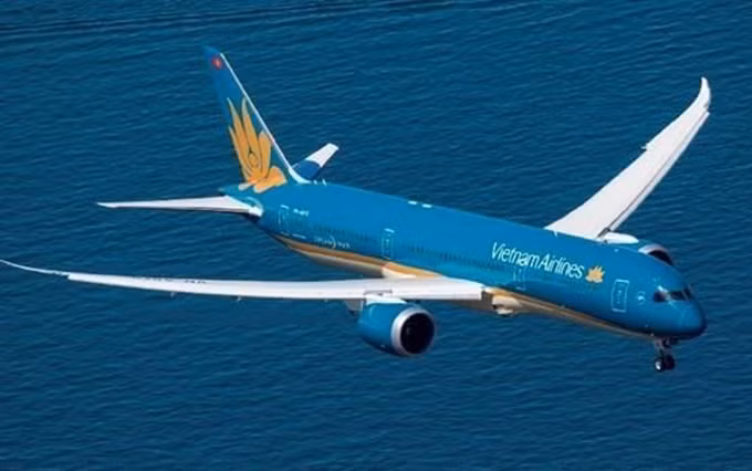 La aerolínea nacional Vietnam Airlines.