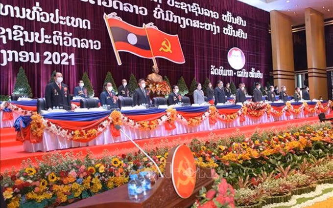 El XI Congreso del Partido Popular Revolucionario de Laos. (Fotografía: VNA)