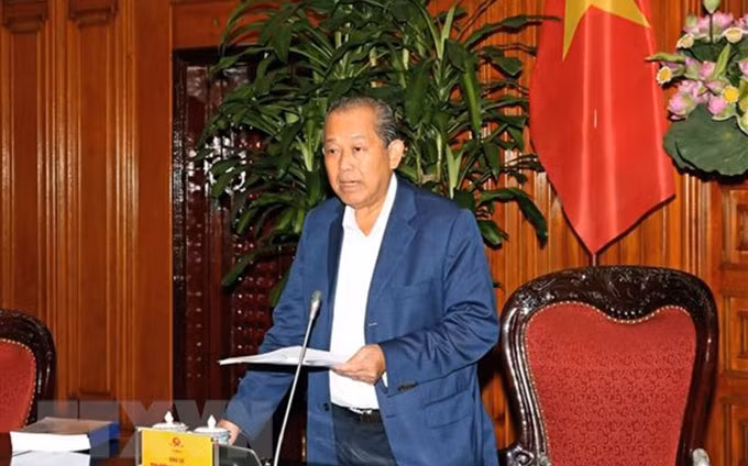 El viceprimer ministro permanente de Vietnam, Truong Hoa Binh. (Fotografía: VNA)
