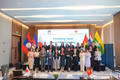 Delegados en la Reunión de Altos Funcionarios Mekong-Japón. (Foto: Ministerio de Relaciones Exteriores de Vietnam)