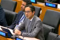 El embajador Do Hung Viet, jefe de la misión permanente de Vietnam ante las Naciones Unidas, habla en el debate. (Foto: VNA)