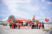 La aerolínea malasia AirAsia lanza una nueva ruta directa entre Hai Phong y Bangkok (Foto: VNA)