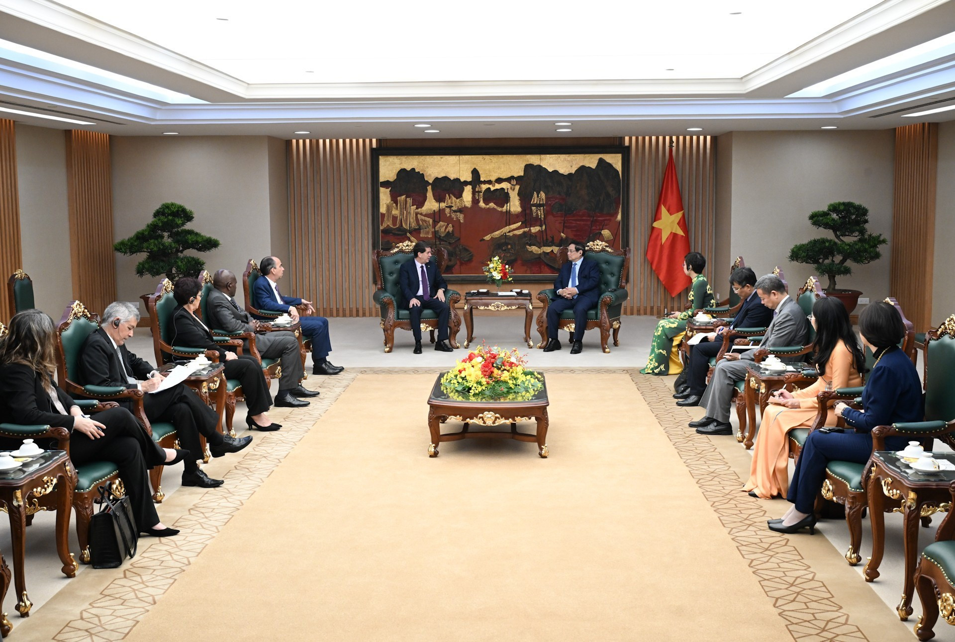 Panorama del encuentro.