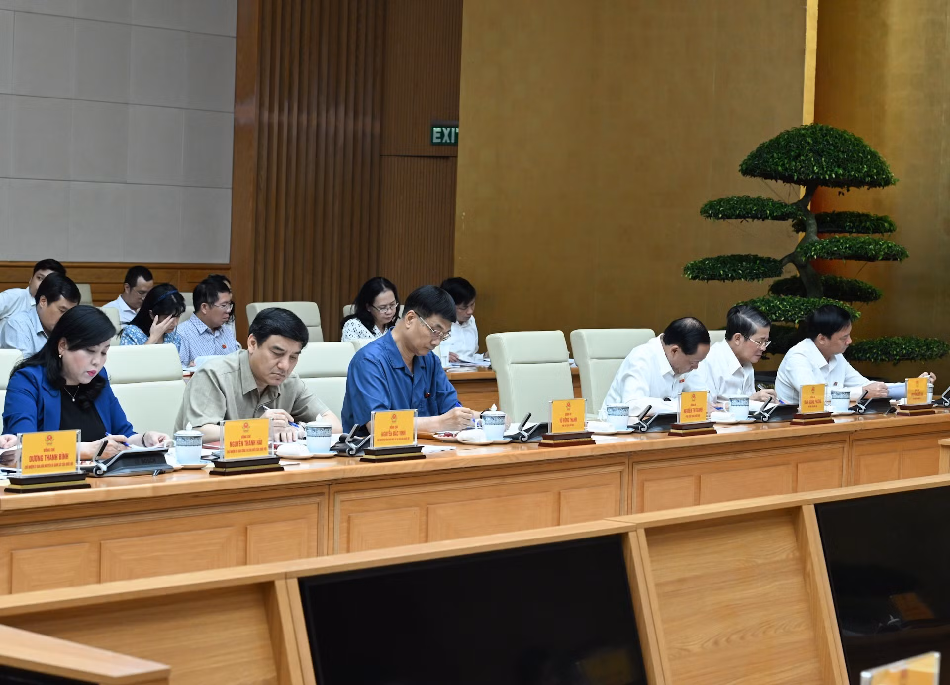 Asistentes a la reunión.