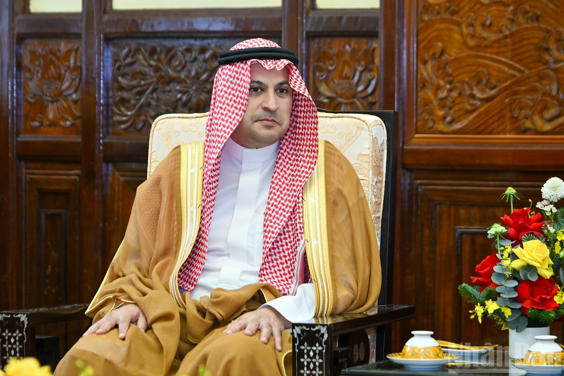 El embajador de Arabia Saudí, Mohammed Ismaeil A.Dahlwy.