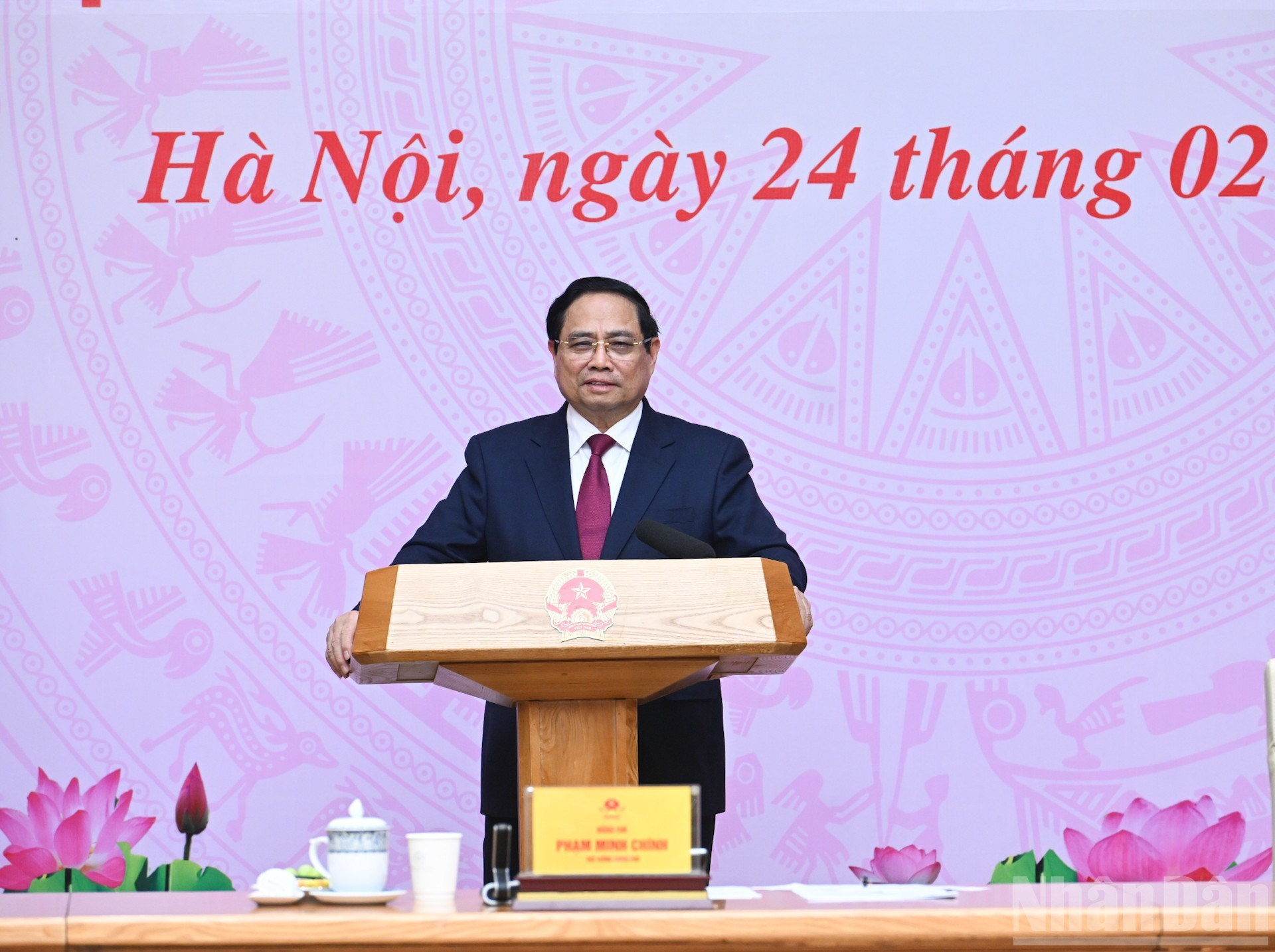 El premier Pham Minh Chinh felicita a los médicos por el Día de Médico de Vietnam.