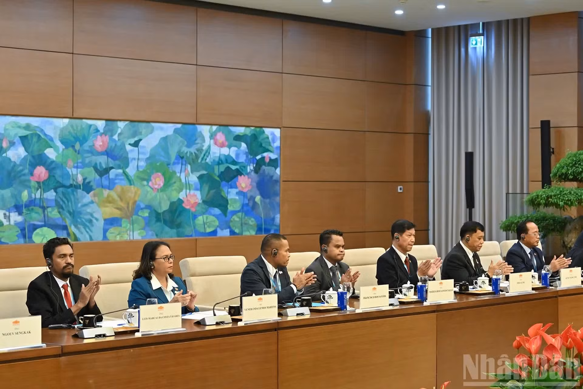 Dirigentes de las ciudades de la Asean intervienen en la cita.