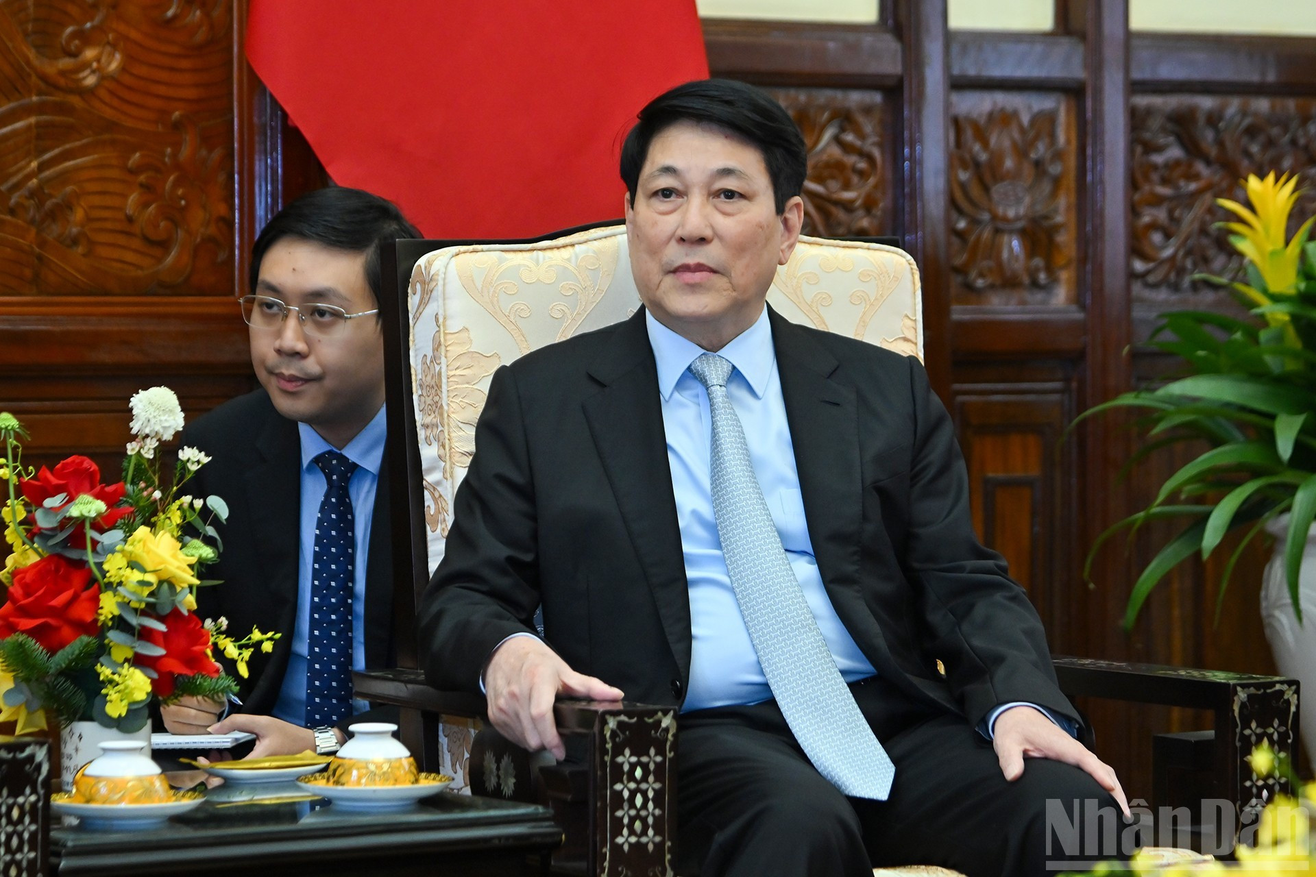 El presidente vietnamita Luong Cuong.