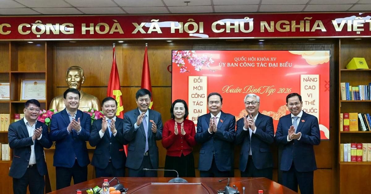 [Foto] Presidente de Asamblea Nacional de Vietnam sostiene encuentros con comités subordinados