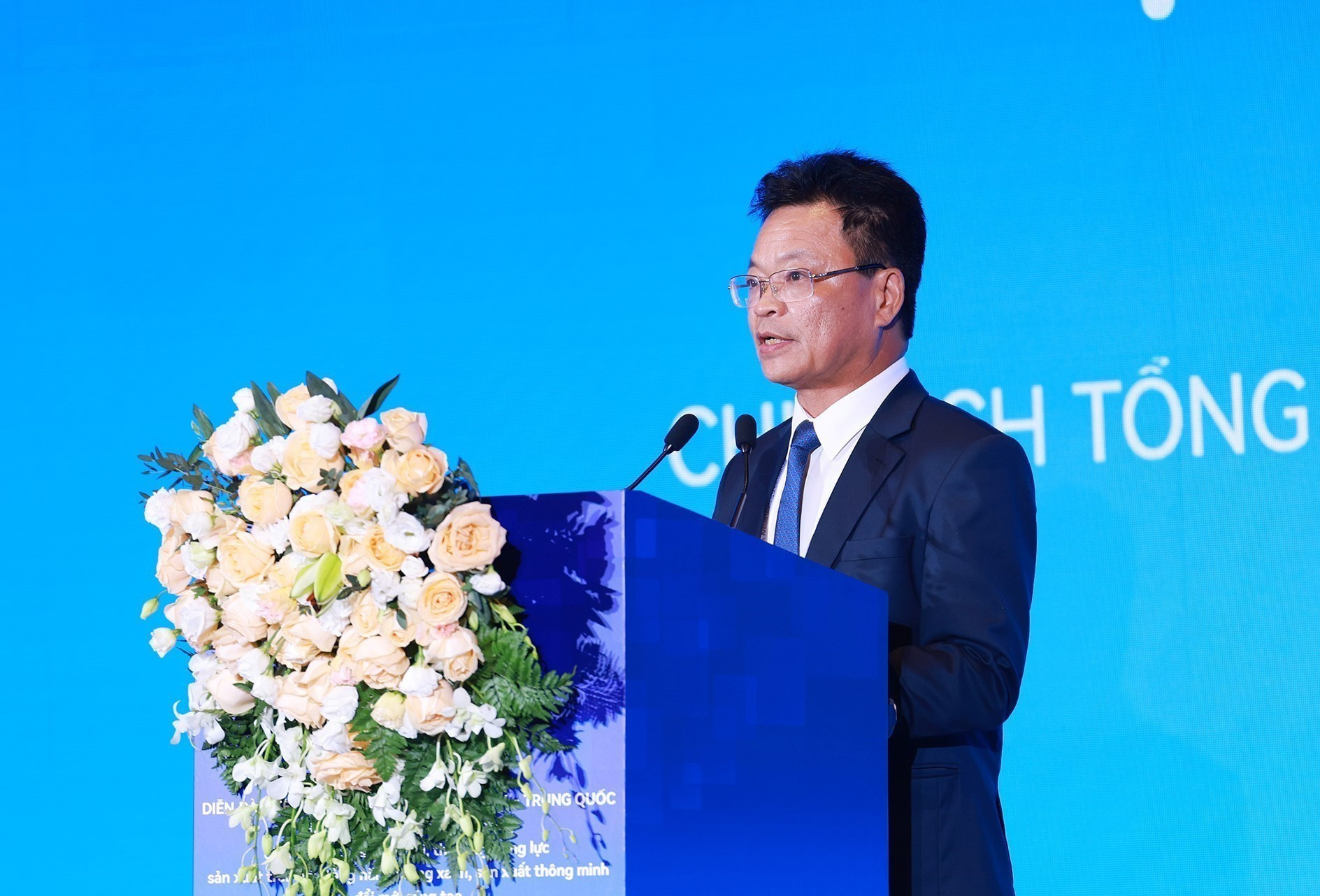 El director general de la Corporación de Ferrocarriles de Vietnam, Dang Sy Manh, interviene en el evento. El director general de la Corporación de Ferrocarriles de Vietnam, Dang Sy Manh, interviene en el evento.