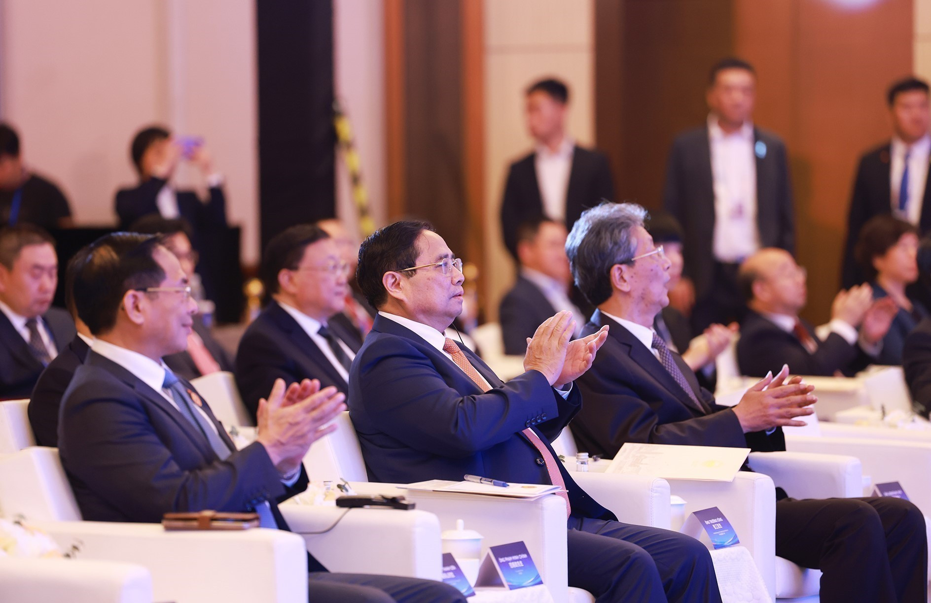 El premier vietnamita Pham Minh Chinh asiste al evento. El premier vietnamita Pham Minh Chinh asiste al evento.