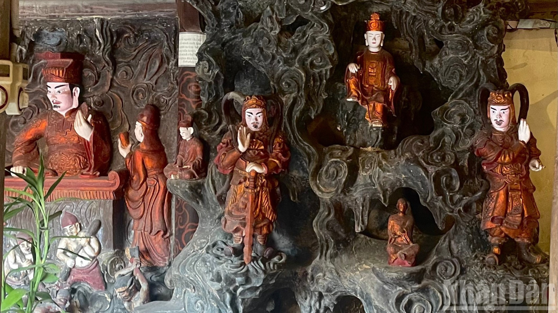 El conjunto de estatuas.