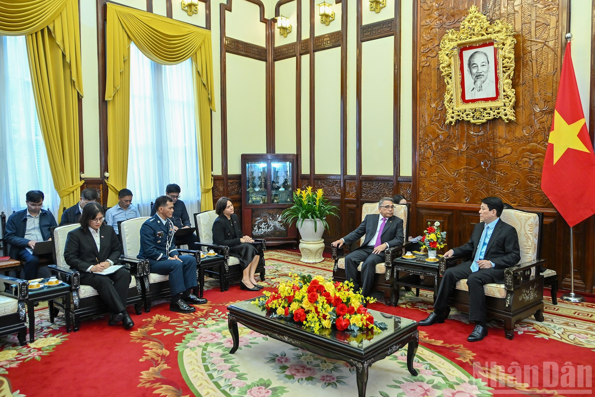 Vista del encuentro.