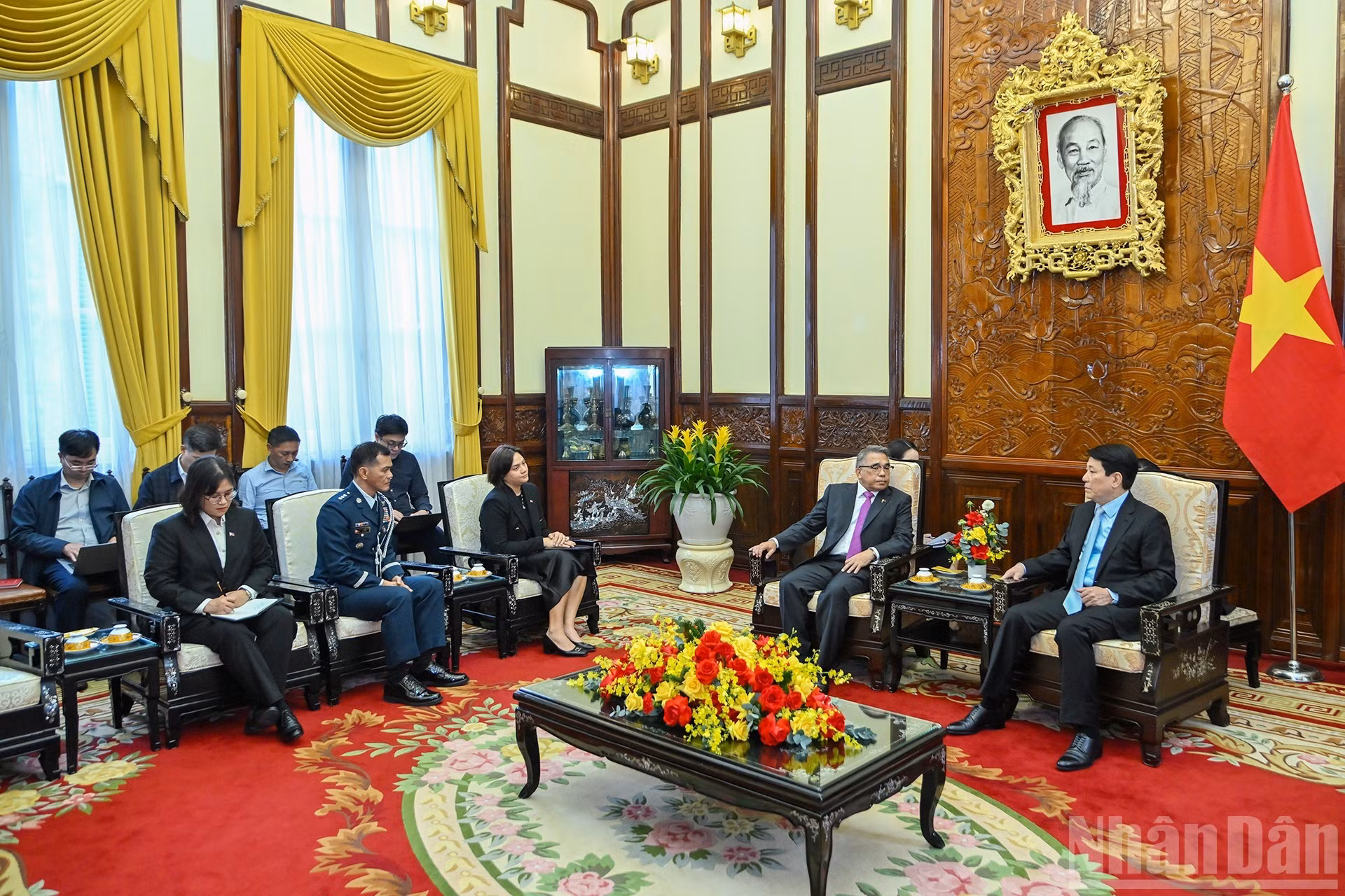 Vista del encuentro.