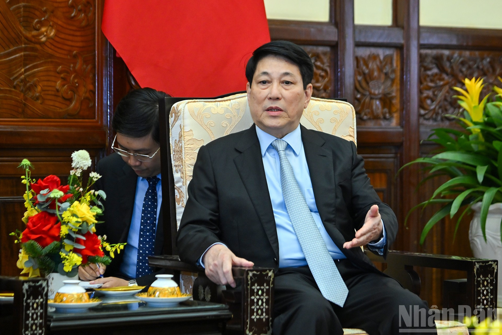 El jefe del Estado vietnamita, Luong Cuong.