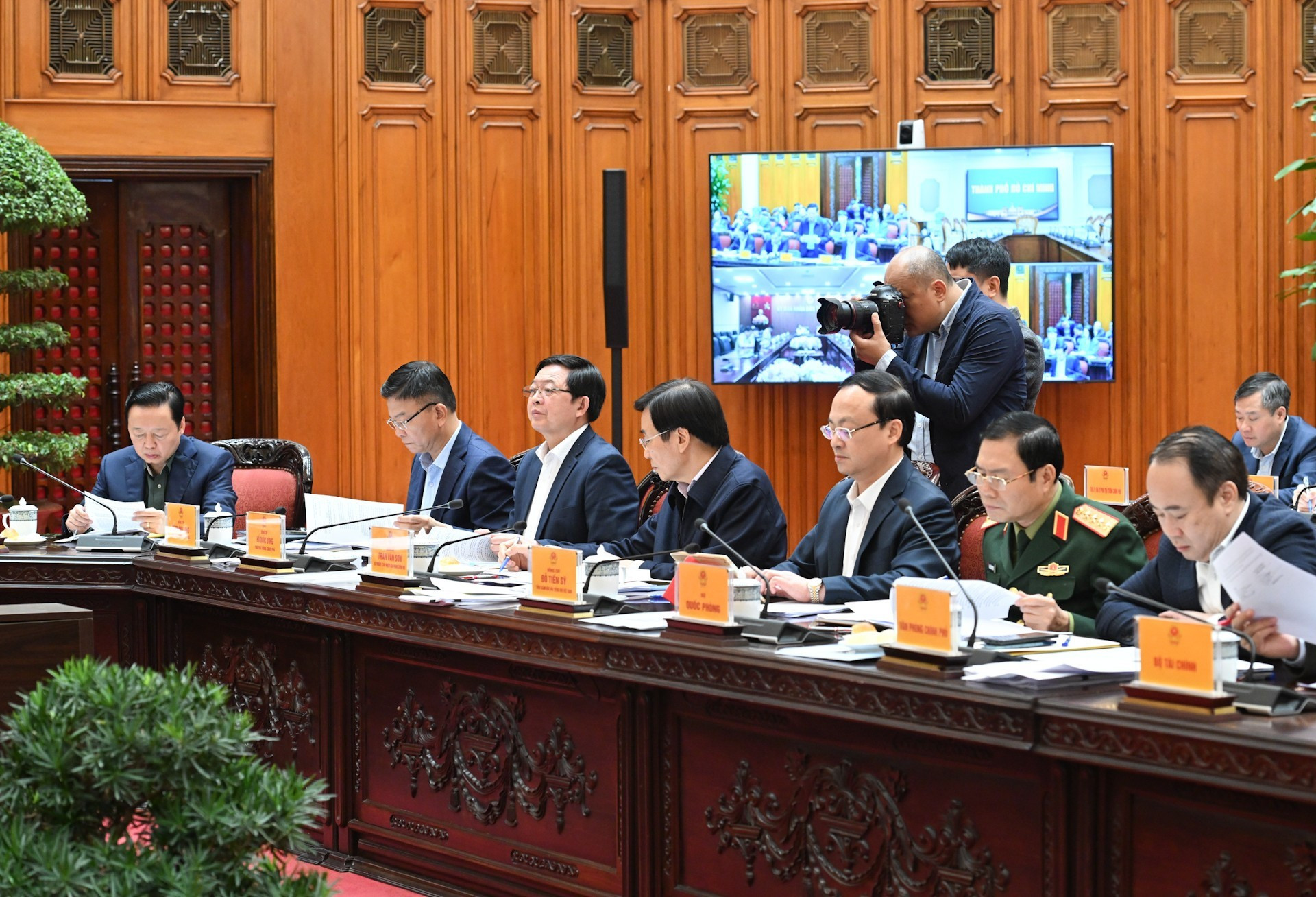 Asistentes a la reunión.