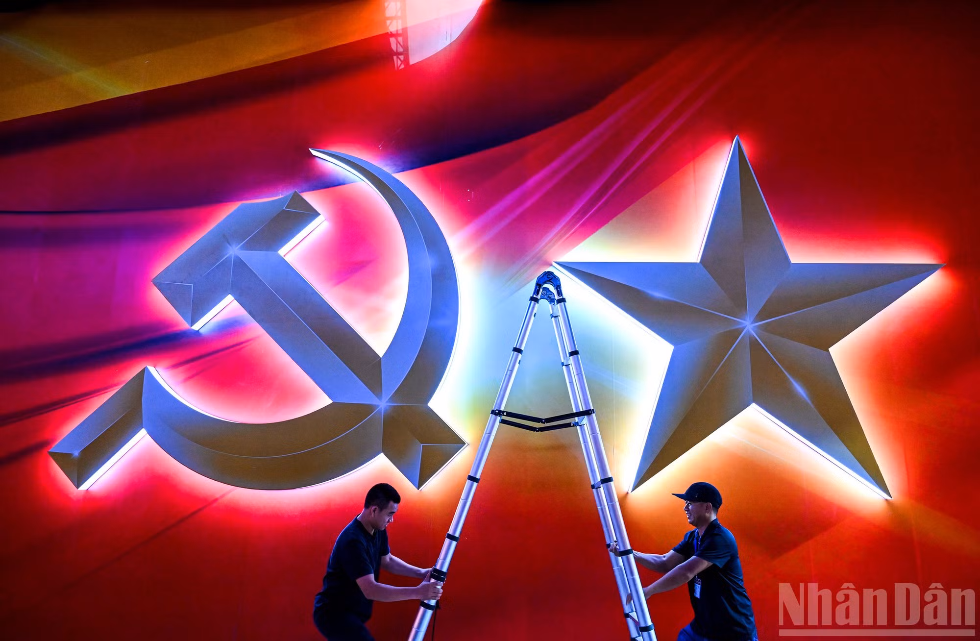 Todo está listo para la ceremonia de apertura.