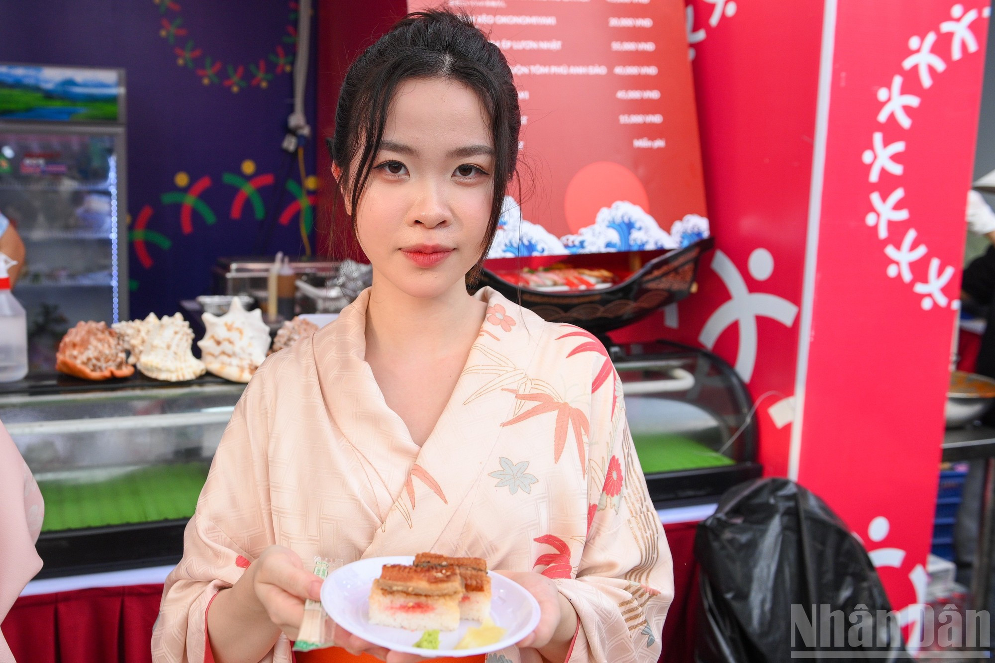 El stand gastronómico de Japón.