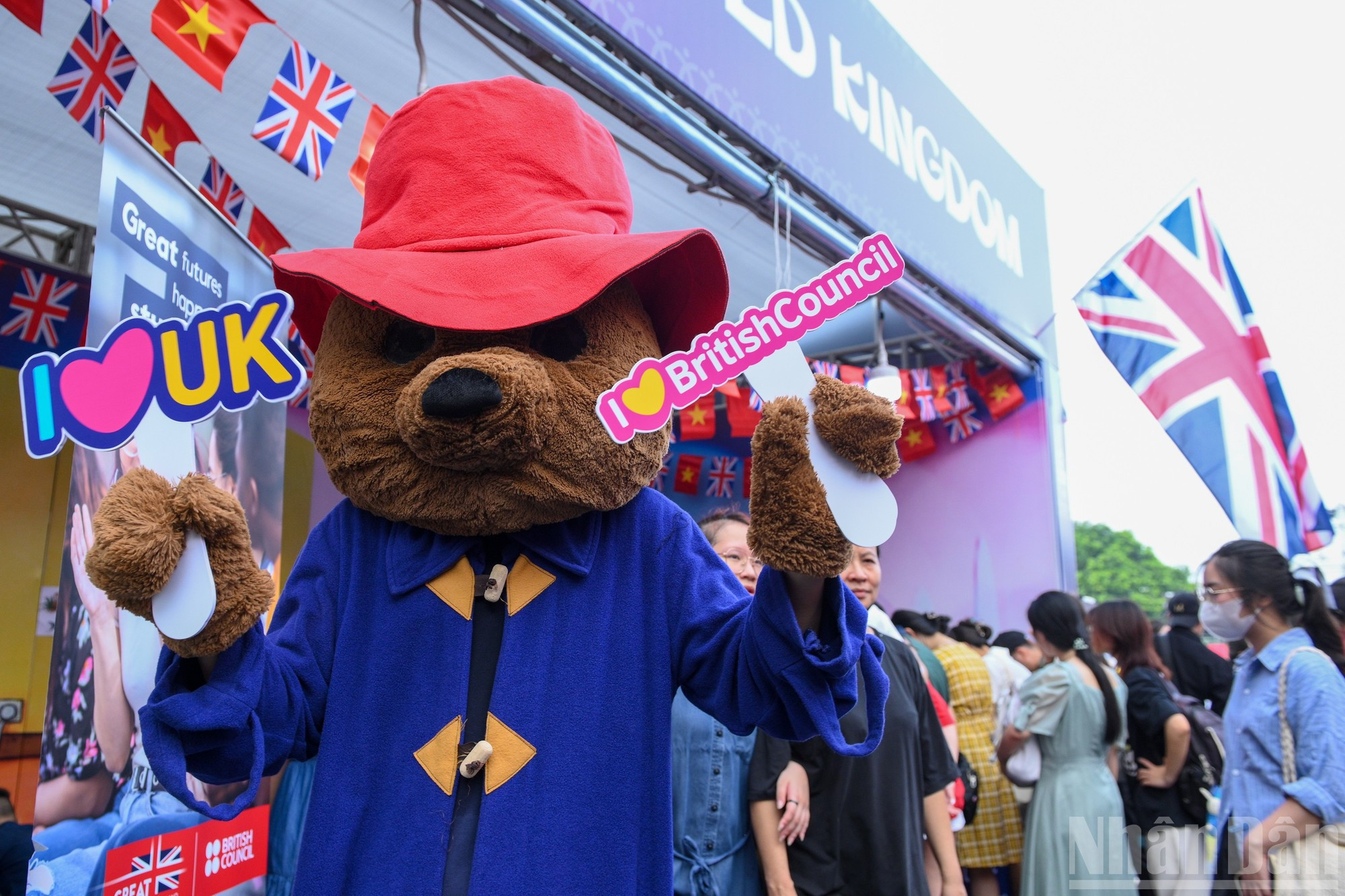 El stand del Reino Unido.