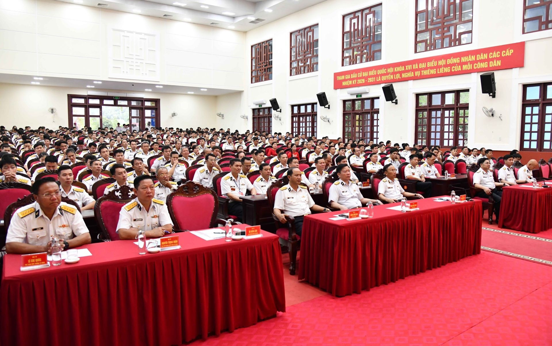 Asistentes a la ceremonia de apertura.