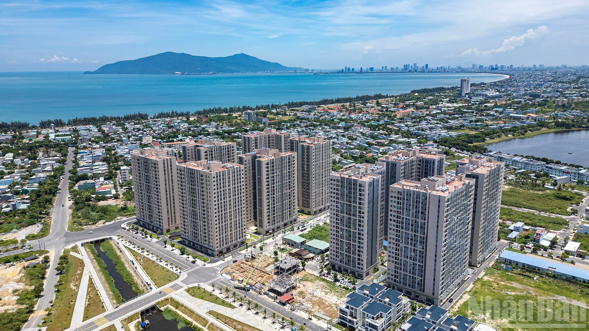 Una moderna zona residencial en el norte de Da Nang.