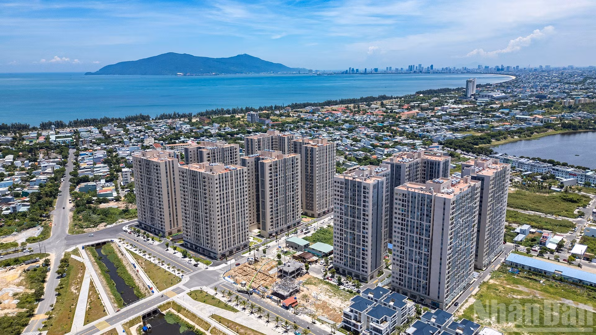 Una moderna zona residencial en el norte de Da Nang.