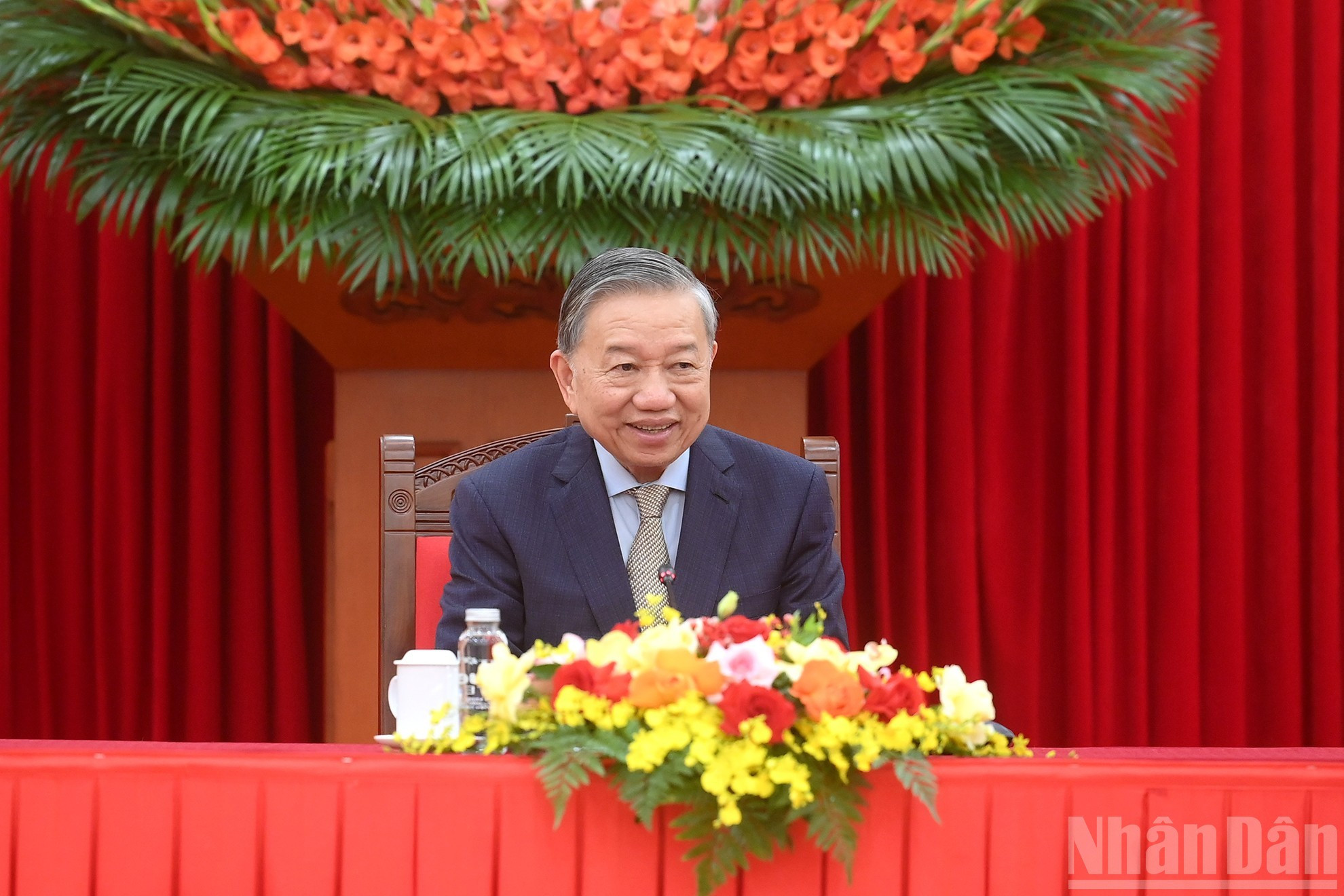 El secretario general del PCV, To Lam.