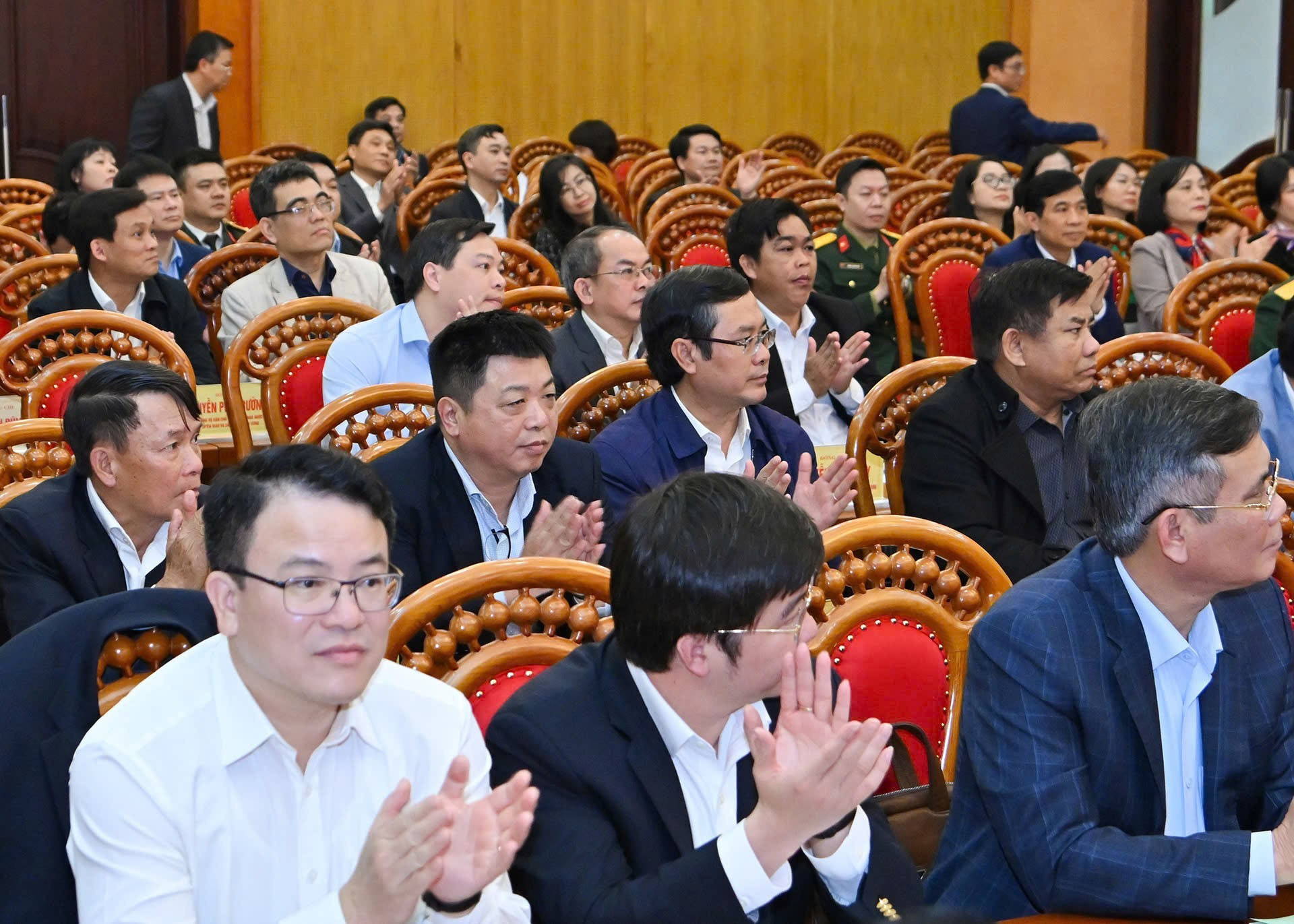 Asistentes a la conferencia.