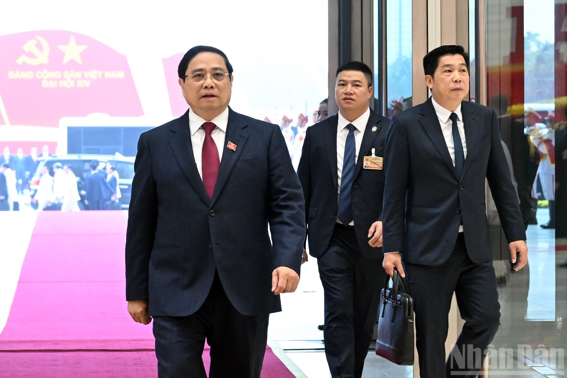 El primer ministro de Vietnam, Pham Minh Chinh, en el evento.