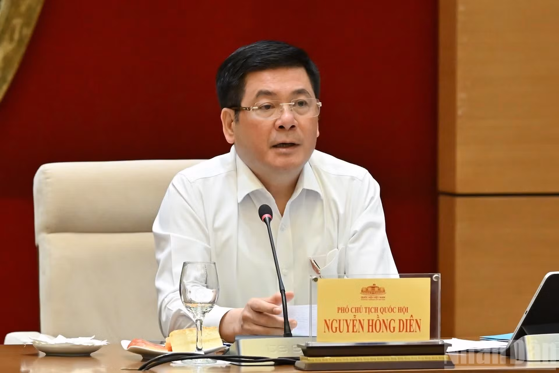 El vicepresidente de la Asamblea Nacional Nguyen Hong Dien en la cita.