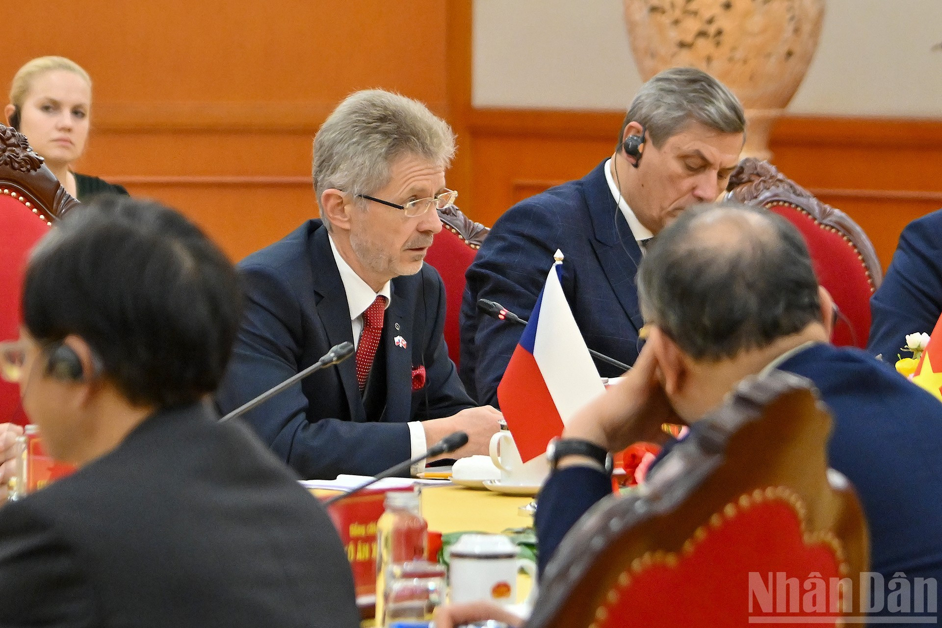 El presidente del Senado de la República Checa, Milos Vystrcil.